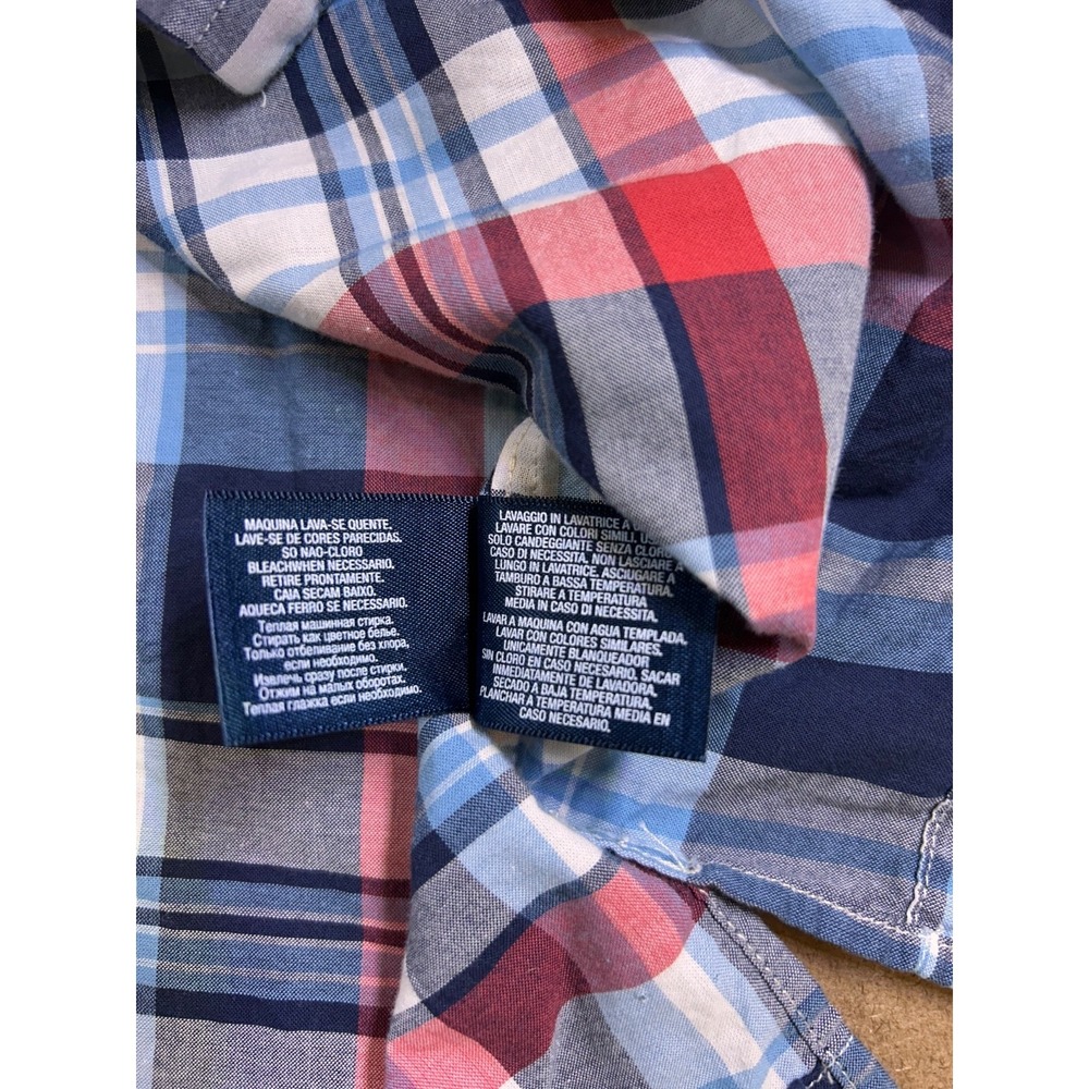 Polo Ralph Lauren Short Sleeve Button Down Plaid Shirt Boys/Youth XL (18-24) - Picture 6 of 11